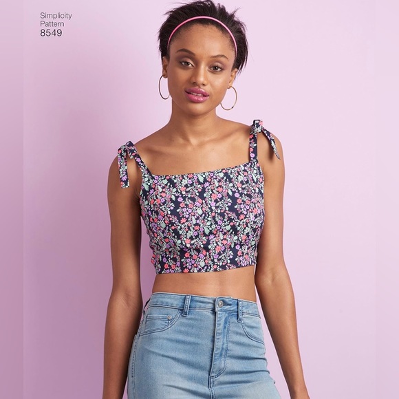 Simplicity Sewing Pattern 8549 - Misses Bra Top, XXS-XXL - Picture 6 of 10